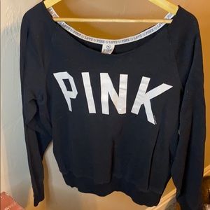 Pink by Victoria’s Secret wide neck sweatshirt